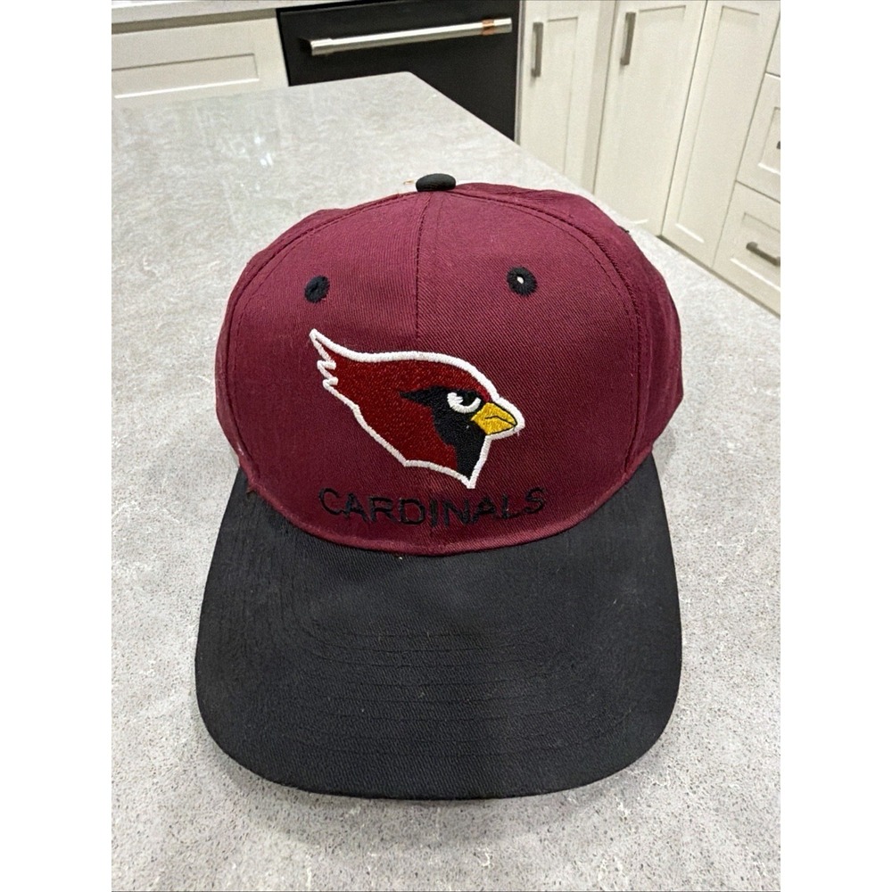 Vintage Arizona Cardinals Snapback Hat Cap Adjustable 2-Tone NFL Branded Cotton